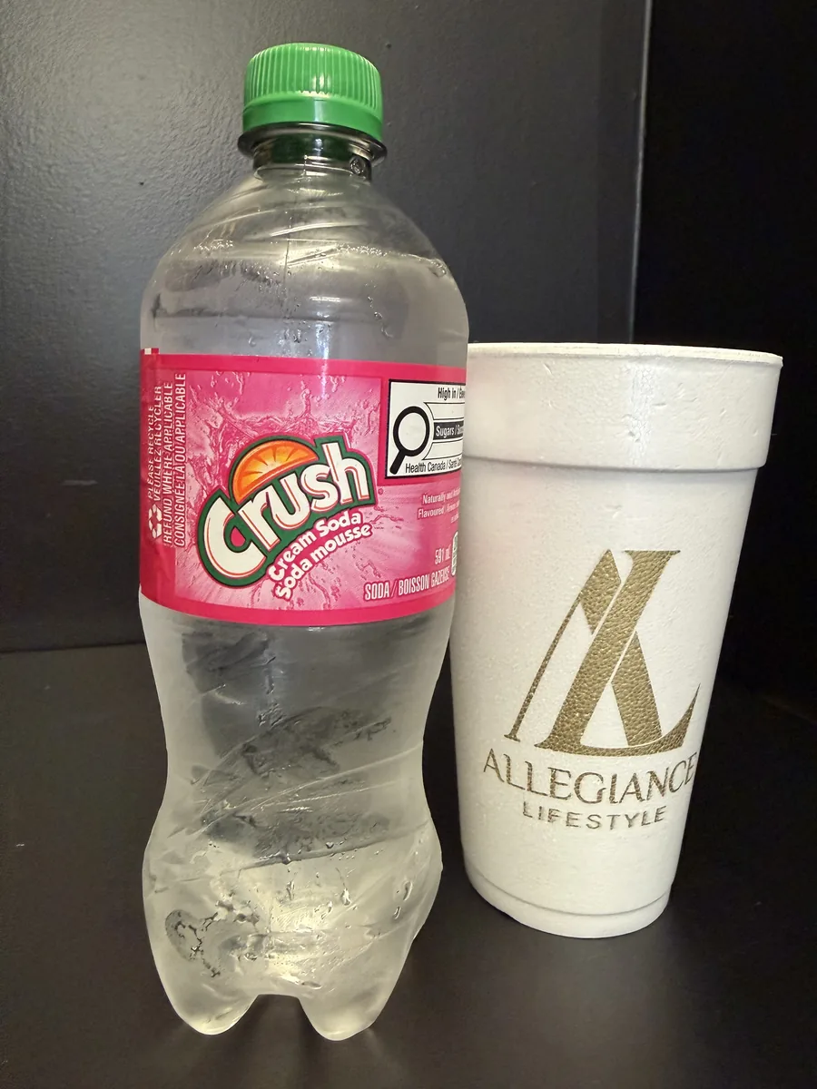 Cream Soda Mousse soda bottle by Crush