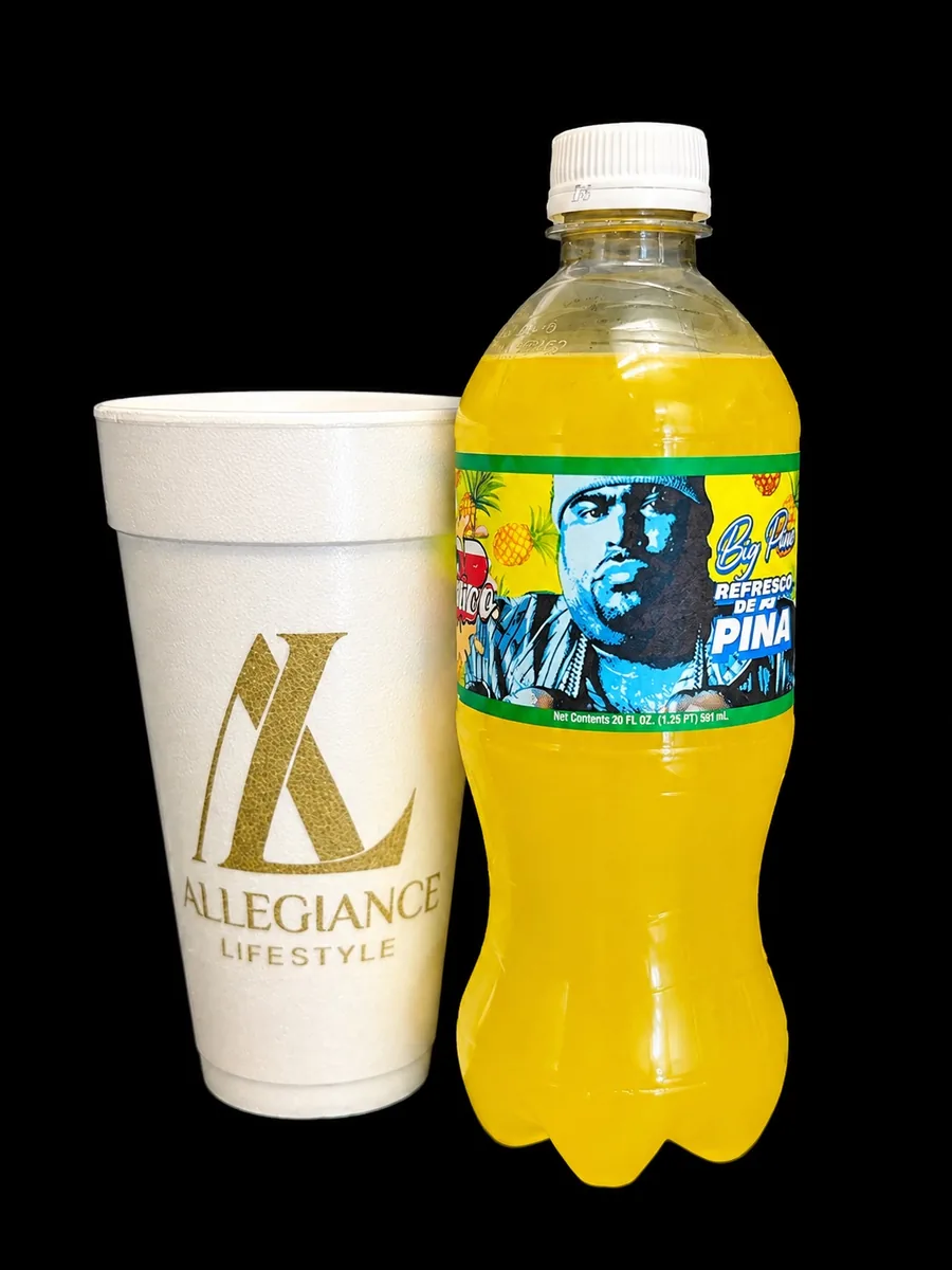 Big Pun Refresco de Piña soda bottle by Exotic Pop