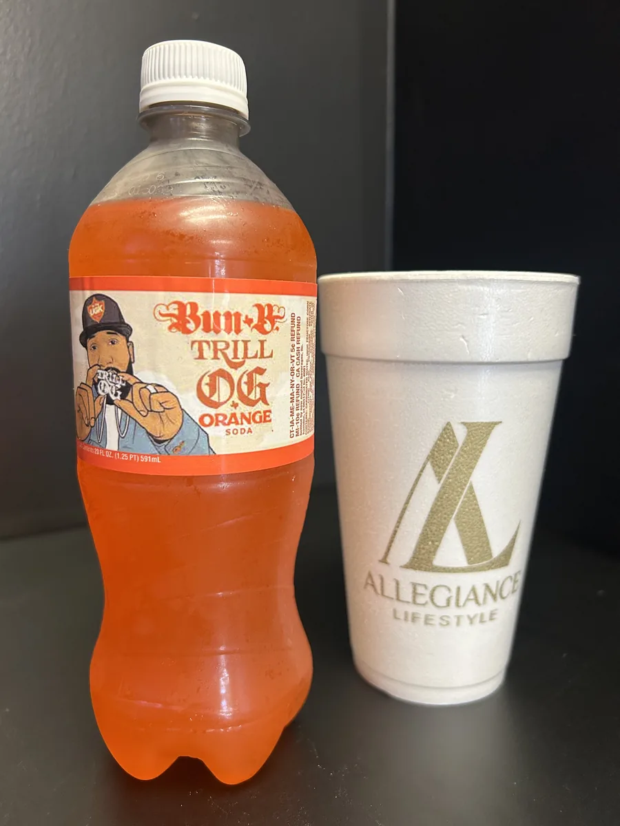 Bun B Orange Soda soda bottle by Exotic Pop