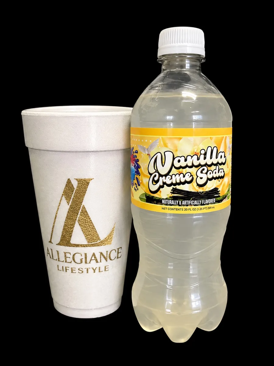 Vanilla Creme Soda soda bottle by Exotic Pop