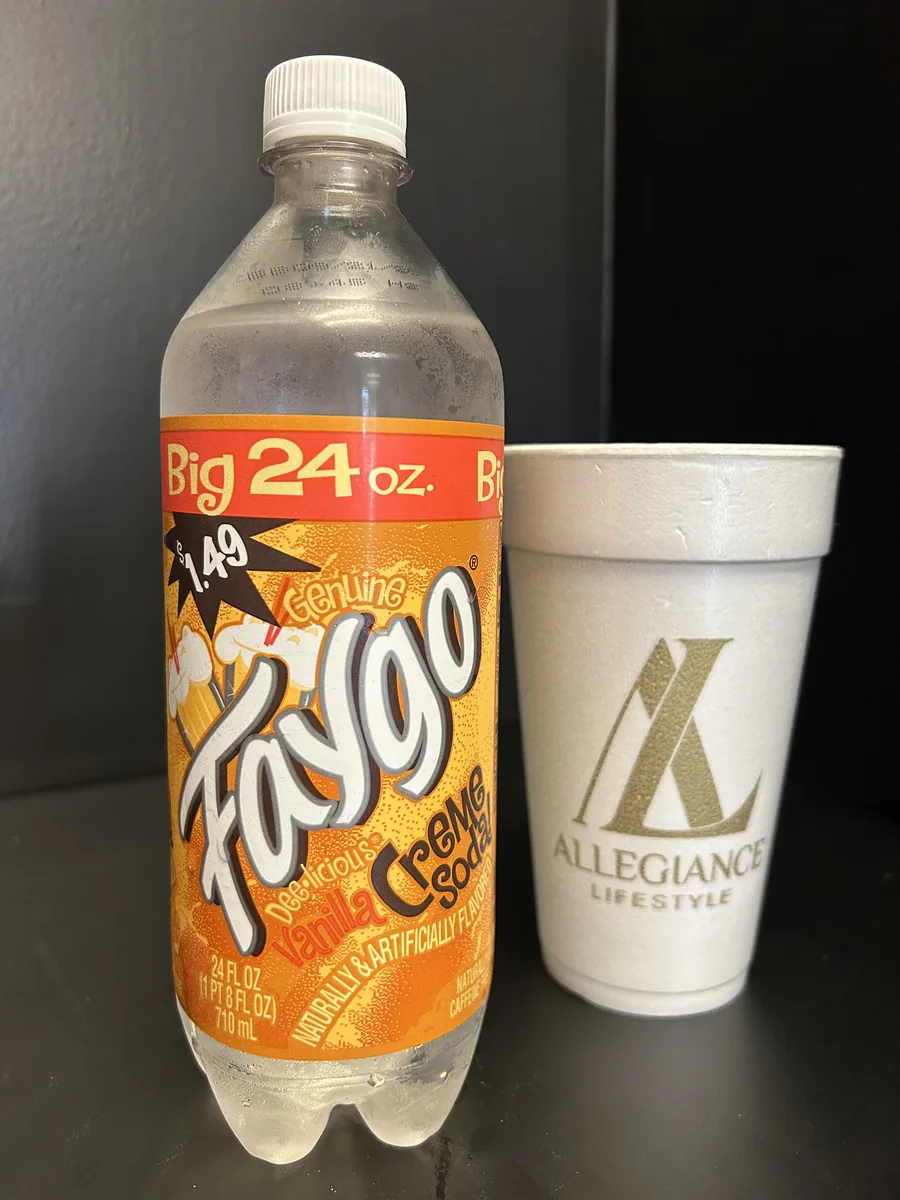 Faygo Creme Soda bottle