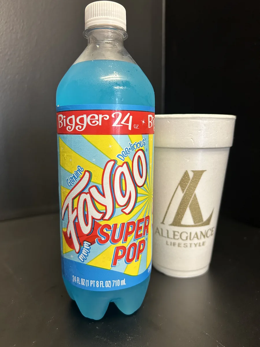 Super Pop soda bottle by Faygo