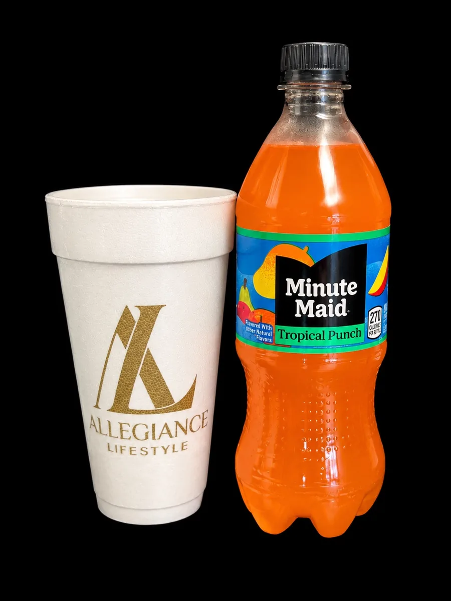 Tropical Punch soda bottle by Minute Maid