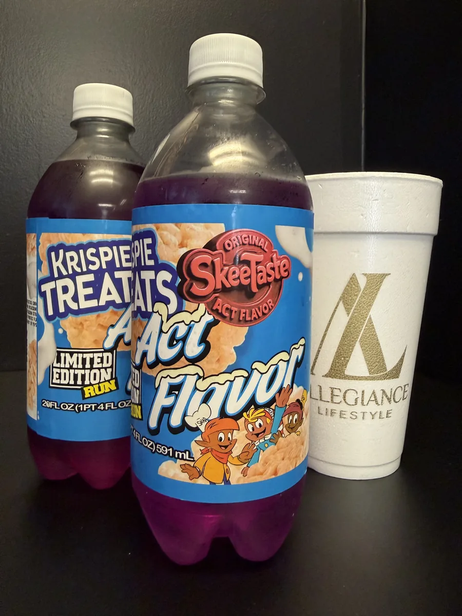 Krispie Treats ACT soda bottle by Skeetaste