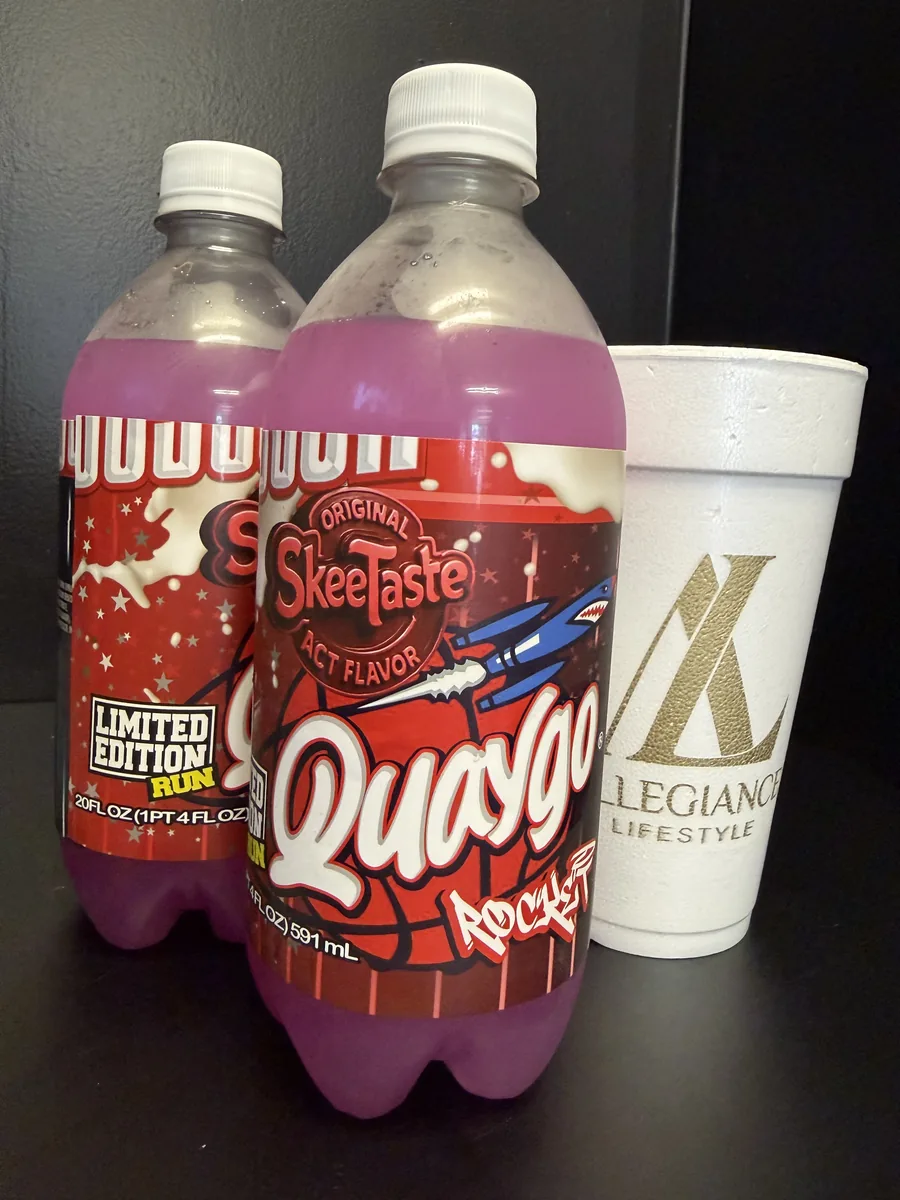 Quaygo Rocket Limited Edition ACT soda bottle by Skeetaste