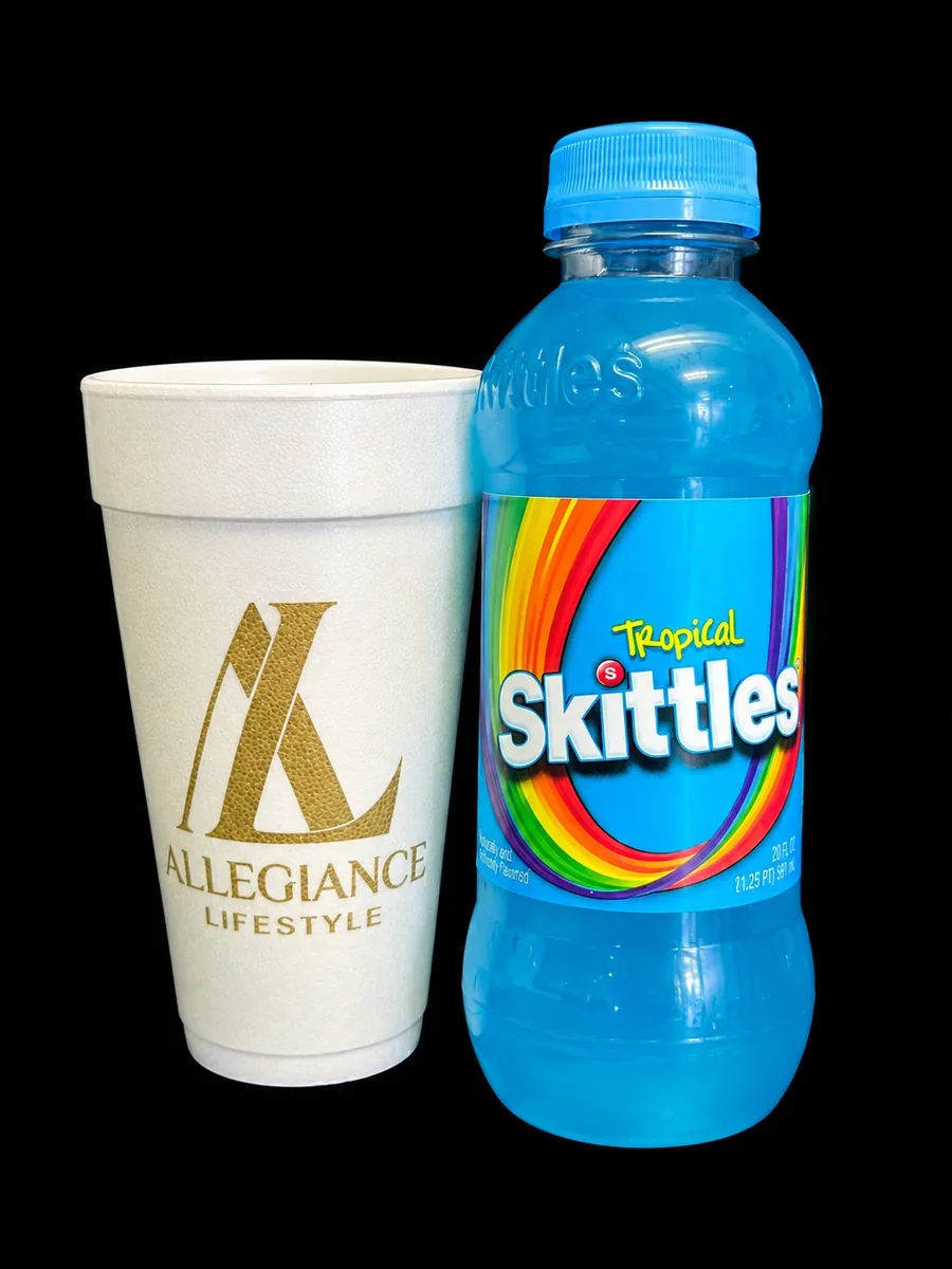 Tropical Skittles Drink soda bottle by Skittles