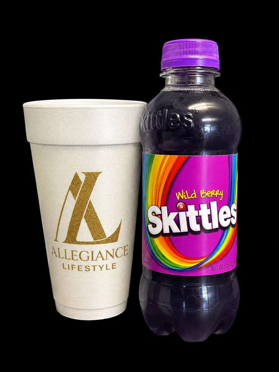 Wild Berry Skittles Drink soda bottle by Skittles