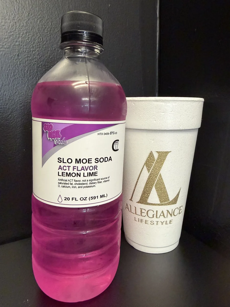 ACT Flavor Lemon Lime soda bottle by Slo Moe Soda