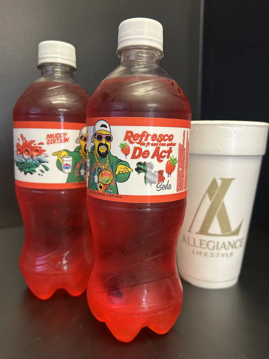 Refresco soda bottle by Slo Moe Soda x Exotic Pop